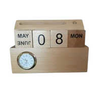 Perpetual Wooden Calendar