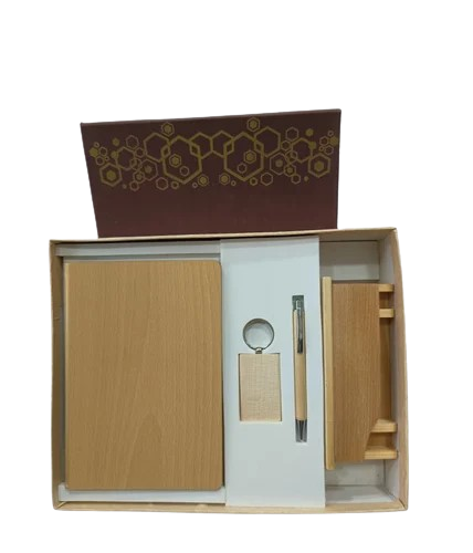 Corporate Gifts Novelties, 4 In 1 Gift Set - Color: Brown