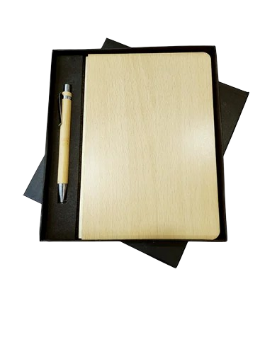 Corporate Diary And Pen Gift Set - Color: Ivory