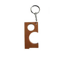 Wooden Key Rings - Color: Brown