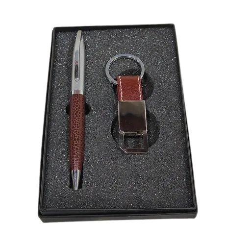 Corporate Pen Gift Set - Color: Brown