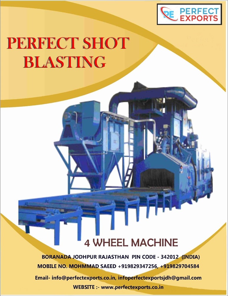 4 Wheel Shot Blasting Machine