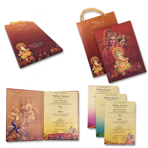 Radha Krishna Theme Cards