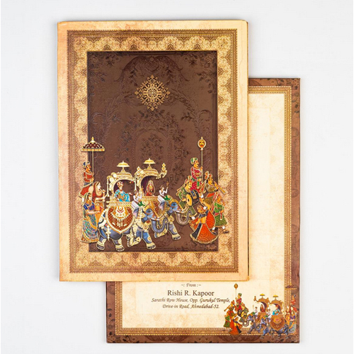 FC-41610 Bride And Groom Theme Cards