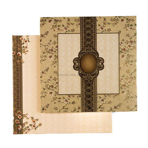 Fc-99064 Damask Theme Cards - Color: Multicolor