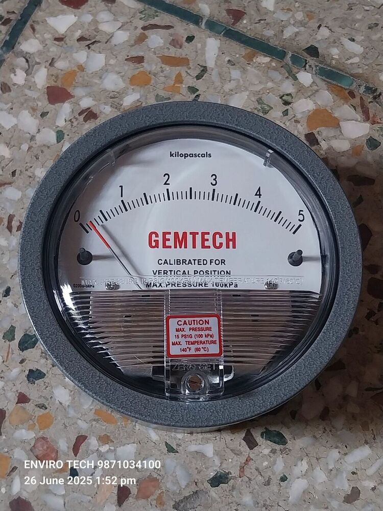 GEMTECH Differential Pressure Gauge In Pudukkottai Tamil Nadu