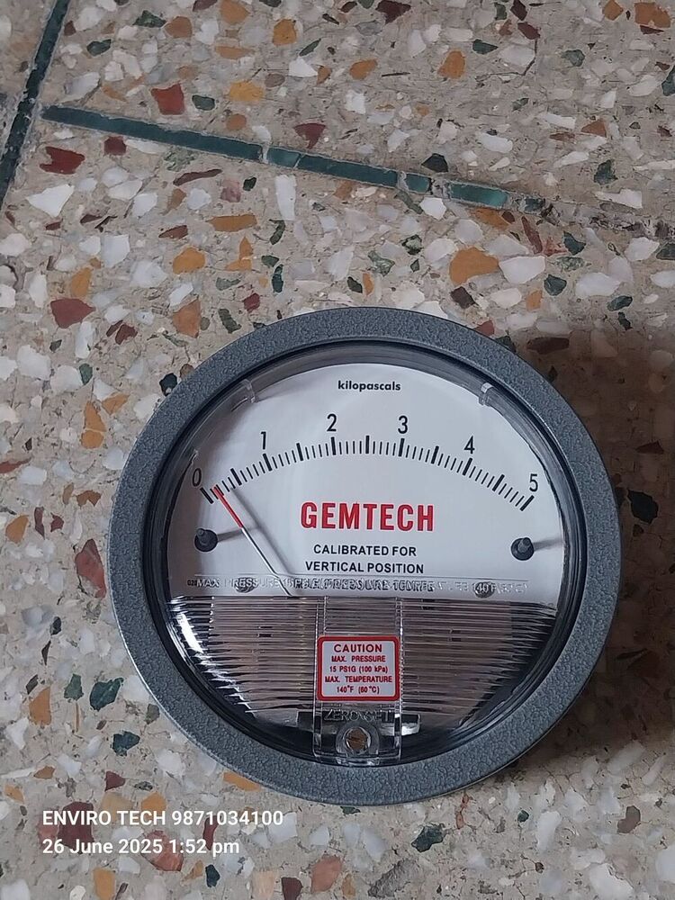 GEMTECH Differential Pressure Gauge In Pudukkottai Tamil Nadu