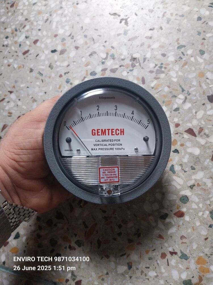 GEMTECH Differential Pressure Gauge In SATHARIYA INDUSTRIAL AREA JAUNPUR Uttar Pradesh India