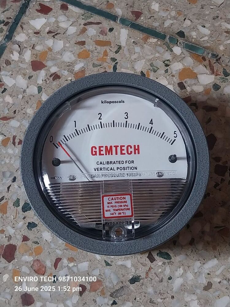 GEMTECH Differential Pressure Gauge In SATHARIYA INDUSTRIAL AREA JAUNPUR Uttar Pradesh India