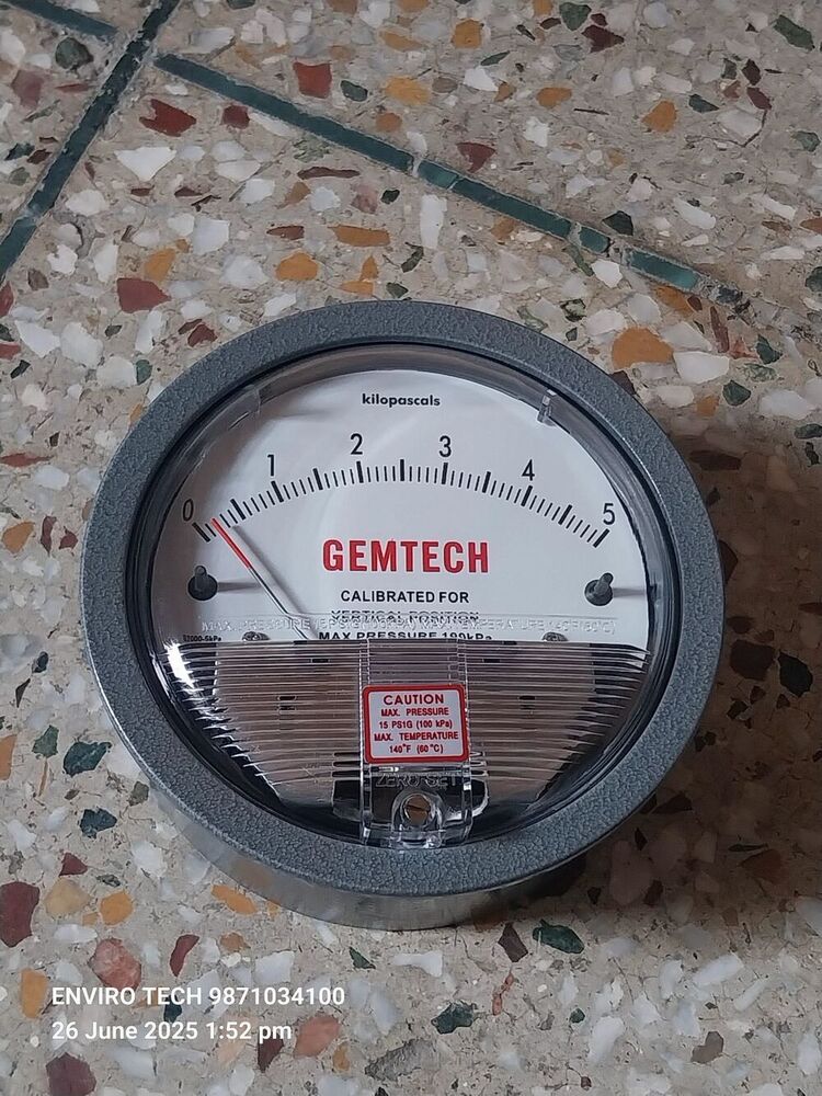 GEMTECH Differential Pressure Gauge In SATHARIYA INDUSTRIAL AREA JAUNPUR Uttar Pradesh India