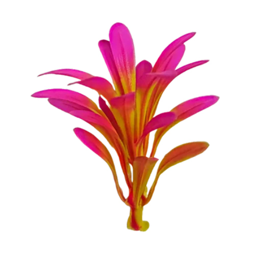 Bhutta Yellow Pink Artificial Plastic Plant Fillers
