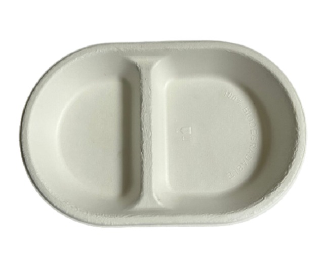 Disposable Sugarcane bagasse CP Tray