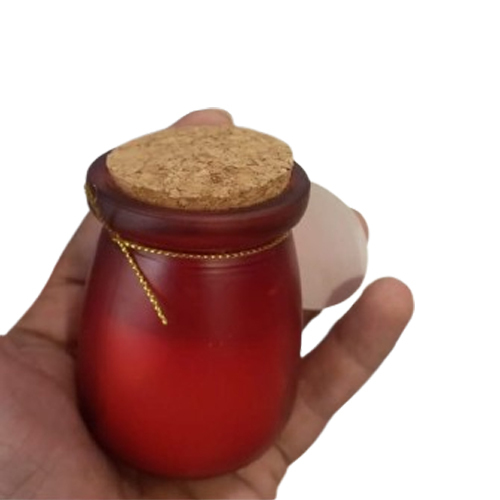 100ml Colourful Candle Jar With Wooden Cork