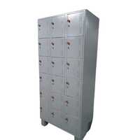 78A 36A 19cm 18 Door Staff Locker With Pad Lock 2