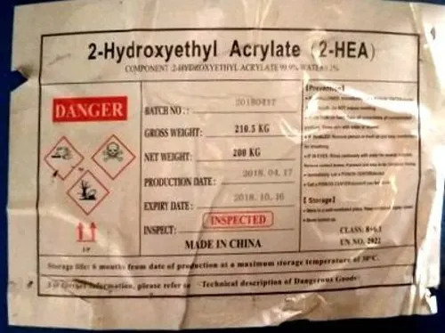 2 Hydroxyethyl Acrylate Hea