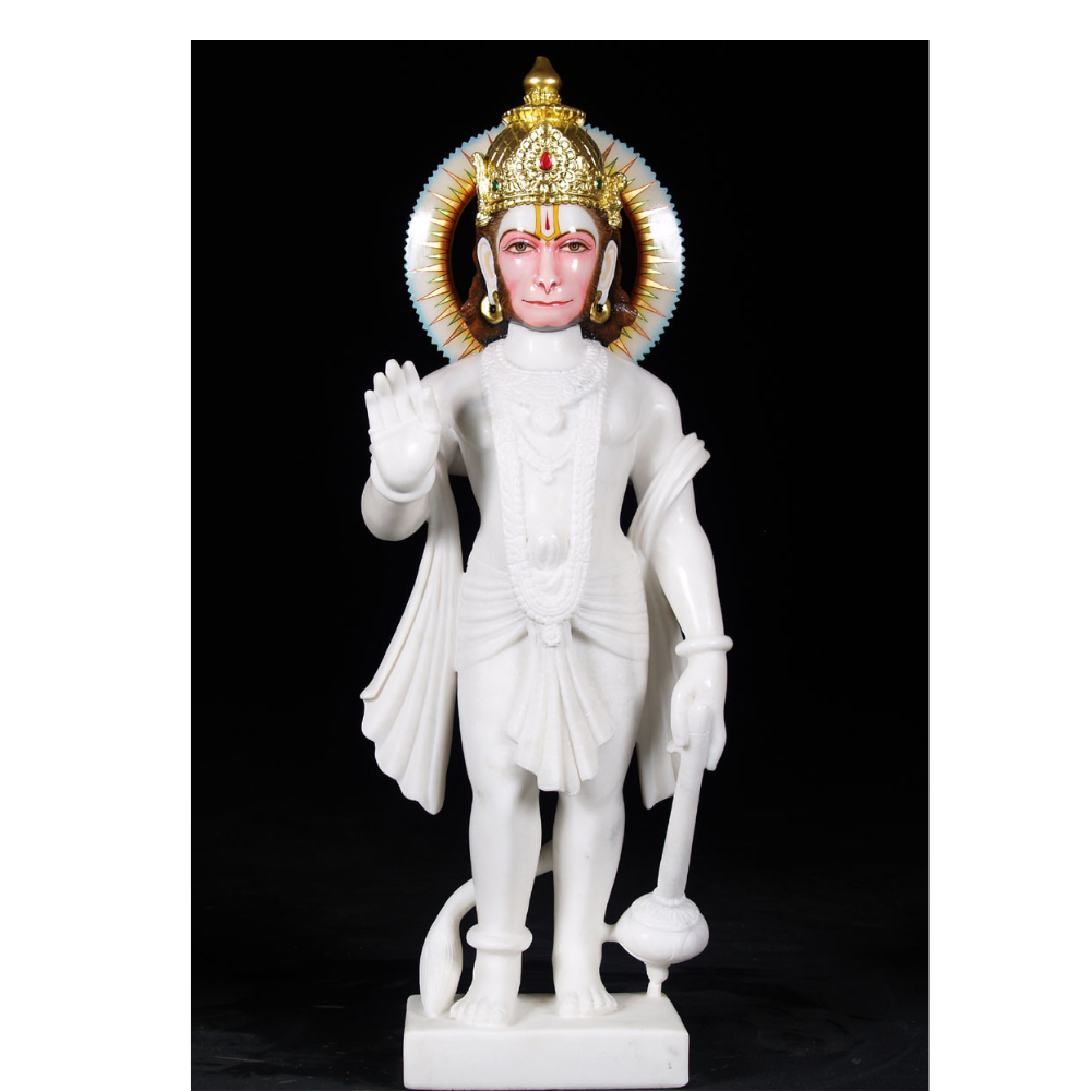 Dholpur Hanuman Ji Statue - Color: Brown