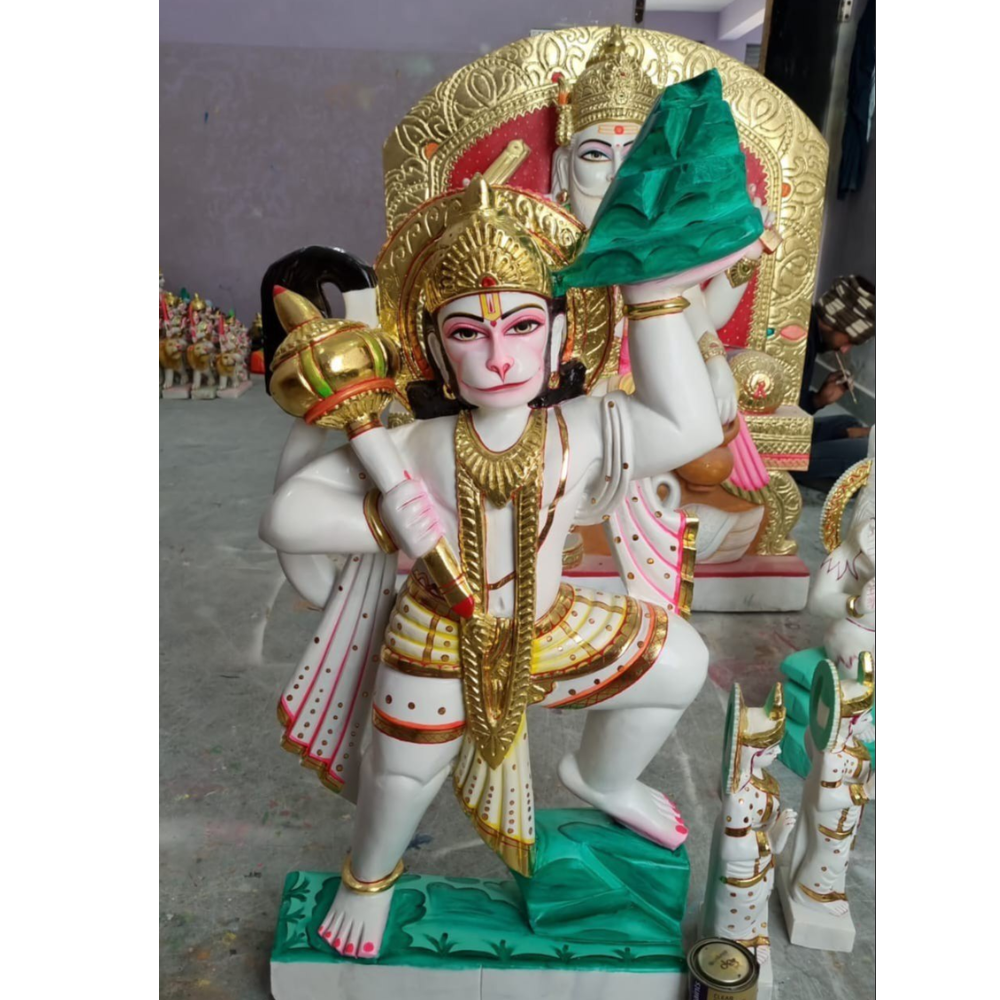 Dholpur Hanuman Ji Statue - Color: Brown