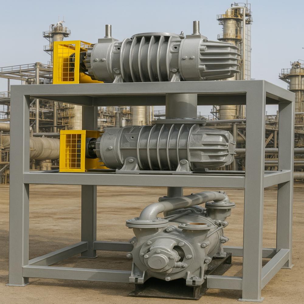 Service Vapor Recovery Water Cooled Two Stage Automatic Booster System