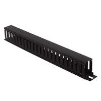 Pvc Cable Manager - Color: Black