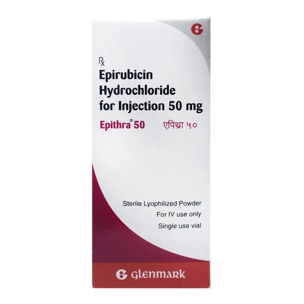 Epithra Epirubicin Hydrochloride 50mg Injection - Origin: India