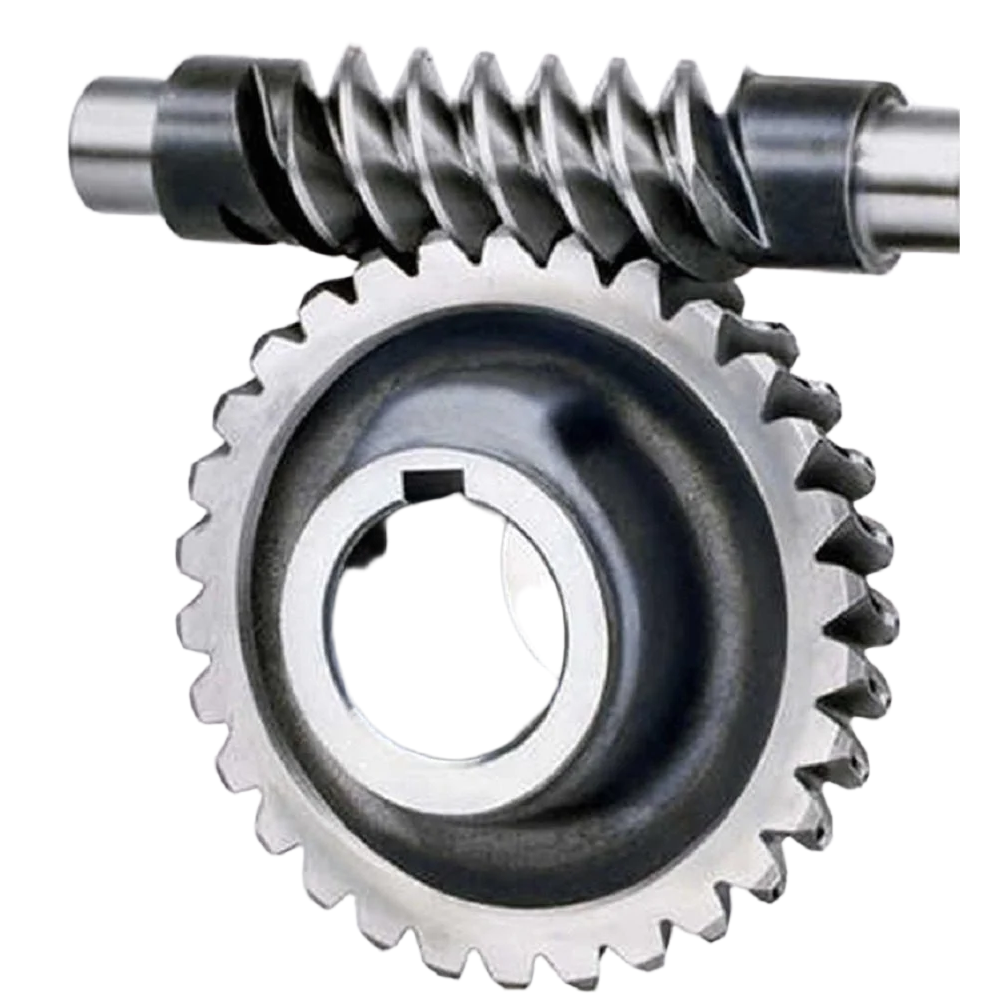 Alloy Steel Worm Gear - Color: Silver