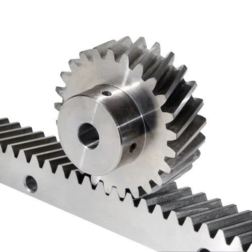 Steel Gear Rack - Color: Silver