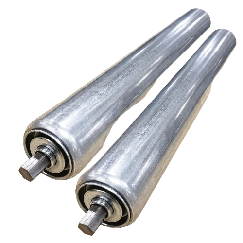 Mild Steel Conveyor Roller - Color: Silver