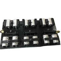 Mild Steel Vmc Machining Fixture - Color: Silver & Black