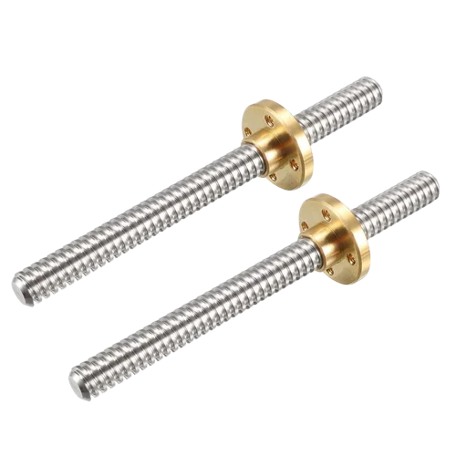 Alloy Steel Lead Screw - Color: Silver