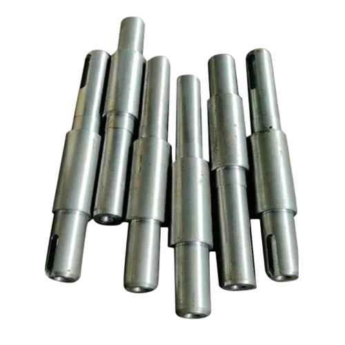 140 Mm Mild Steel Shaft - Color: Silver