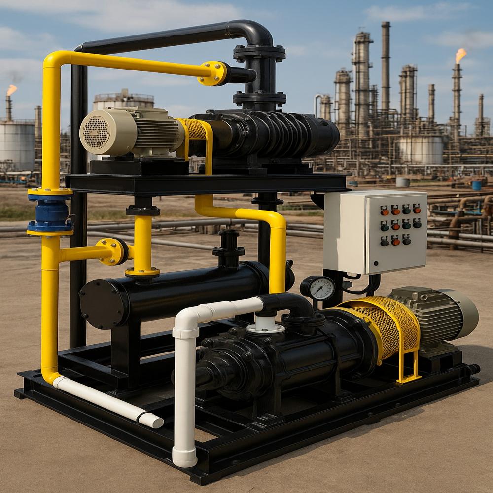 New Plastic Resin Water Cooled Twin Lobe Automatic Vacuum Booster