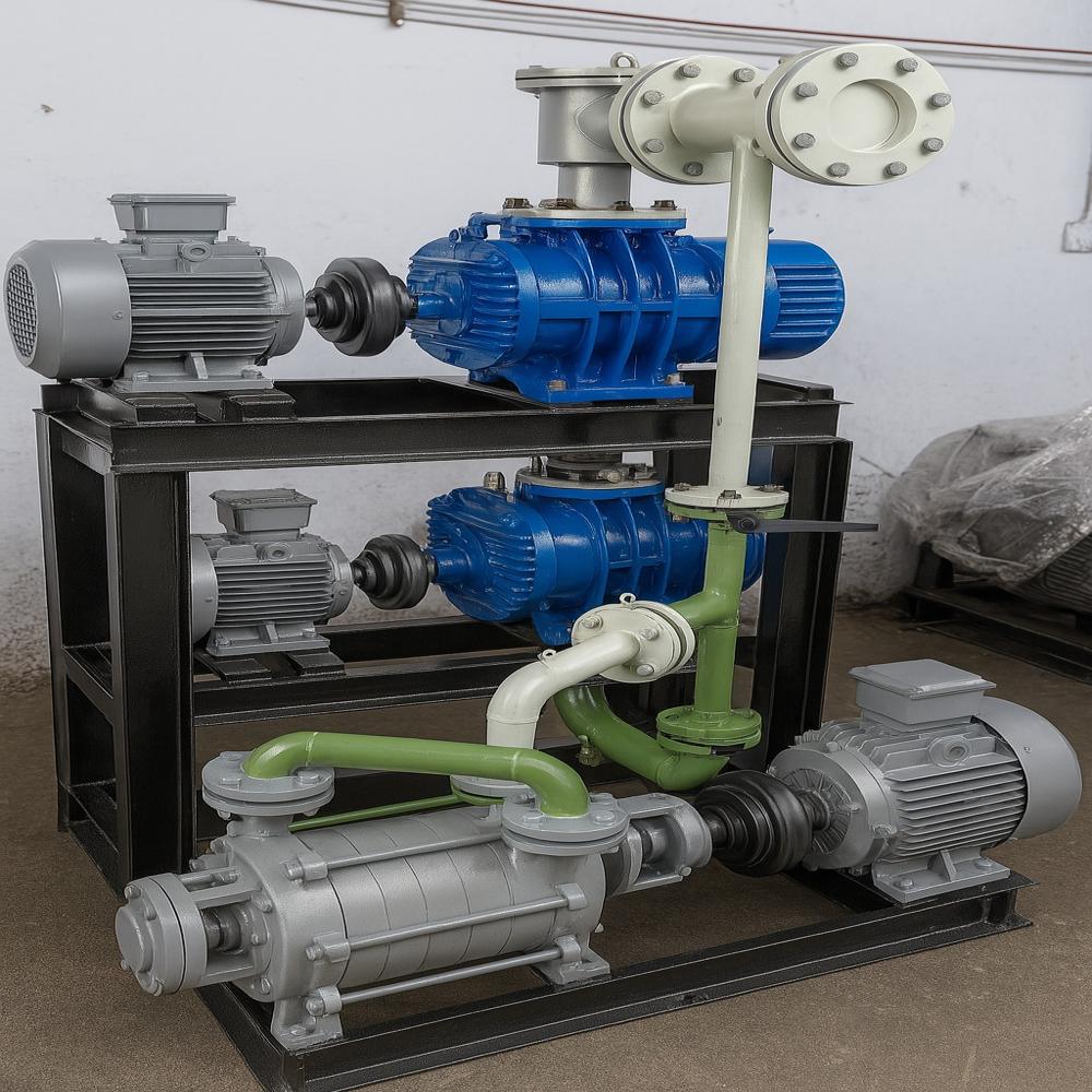 New Plastic Resin Water Cooled Twin Lobe Automatic Vacuum Booster