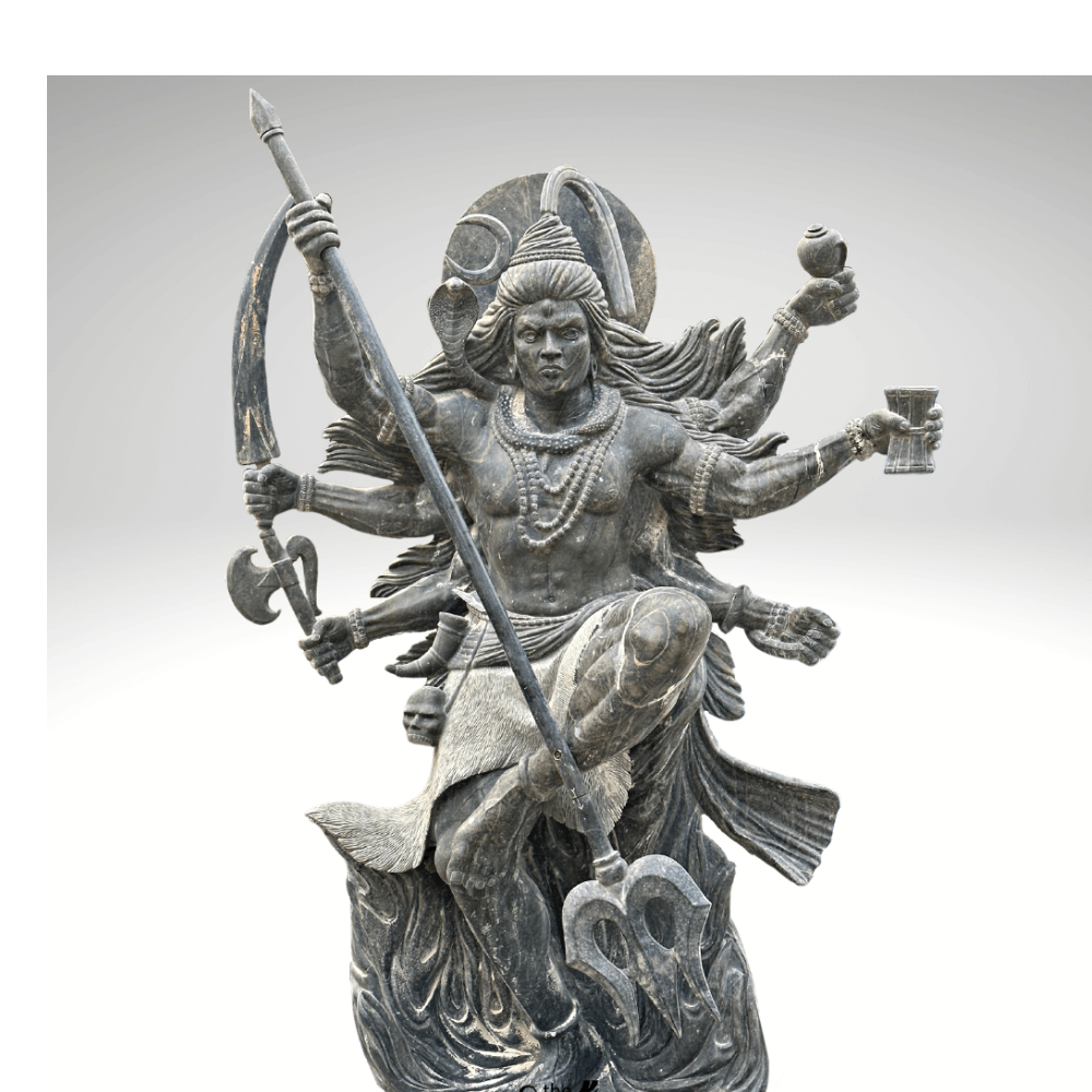 Marble Shiv Tandav Statue