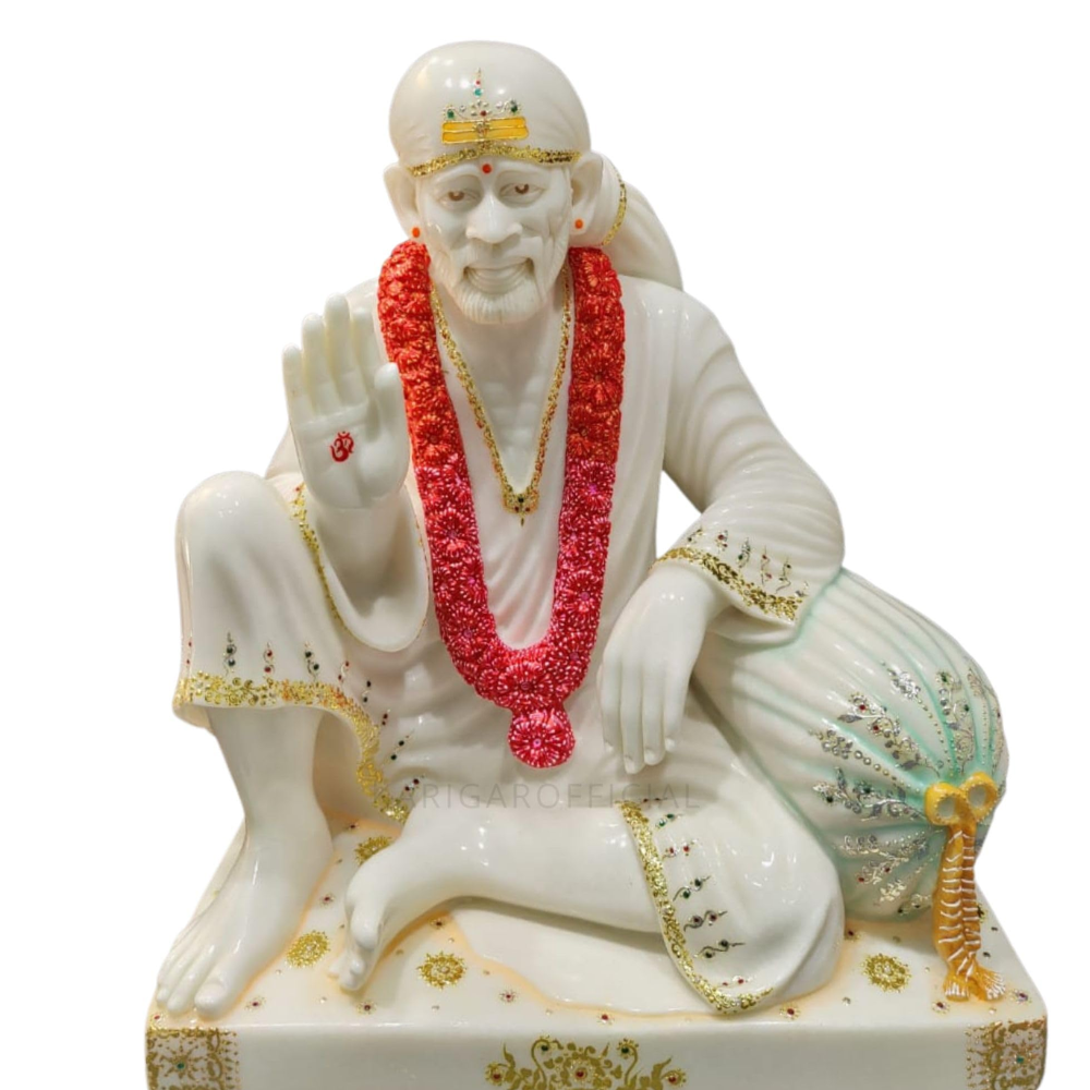 Marble Sai Baba Idol