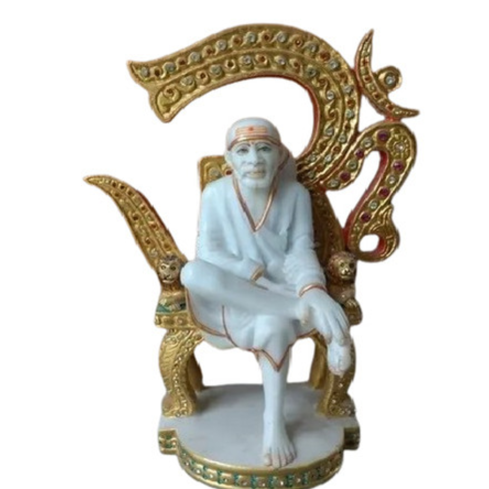 Marble Sai Baba Idol