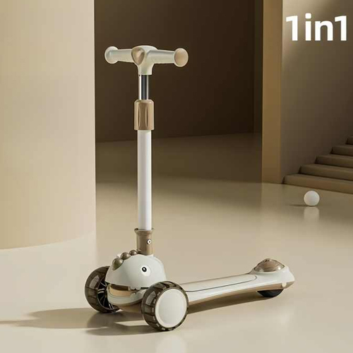 Height Adjustable and 3-wheeled Children Scooter