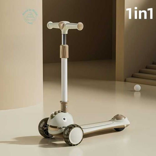 Kids 3 in 1 Foldable Flashing Scooter