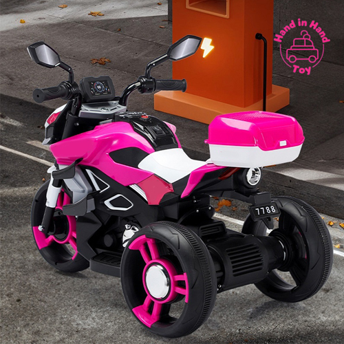 Unisex Kids Electric Rechargeable Motorbike