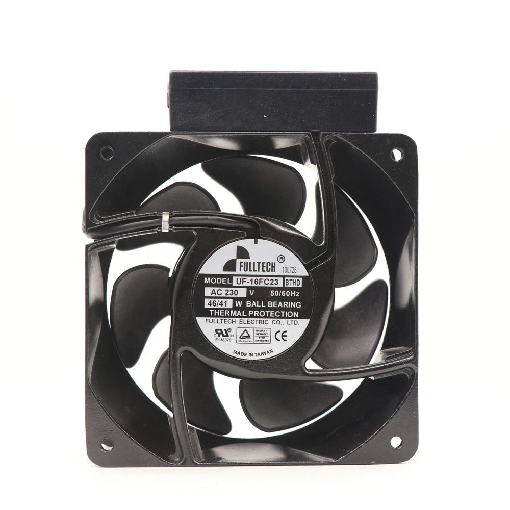 FULLTECH UF-16FC23BTHD 16062 16CM 160x160x62mm 46W/41W 230V AC 50/60HZ 265CFM 2850RPM Ball Bearing Inverter Axial Cooling Fan