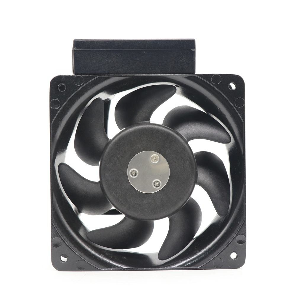 Fulltech Uf-16fc23bthd 16062 16cm 160x160x62mm 46w/41w 230v Ac 50/60hz 265cfm 2850rpm Ball Bearing Inverter Axial Cooling Fan - Color: Black