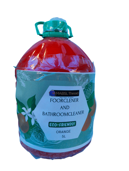 5L Orange Ecolavya Eco-Friendly Floor And Bathroom Cleaner