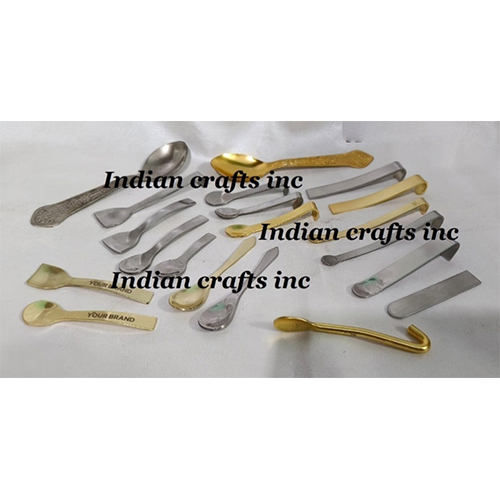 Stainless Steel Shilajit Measuring Spoon - Color: Silver And Gold