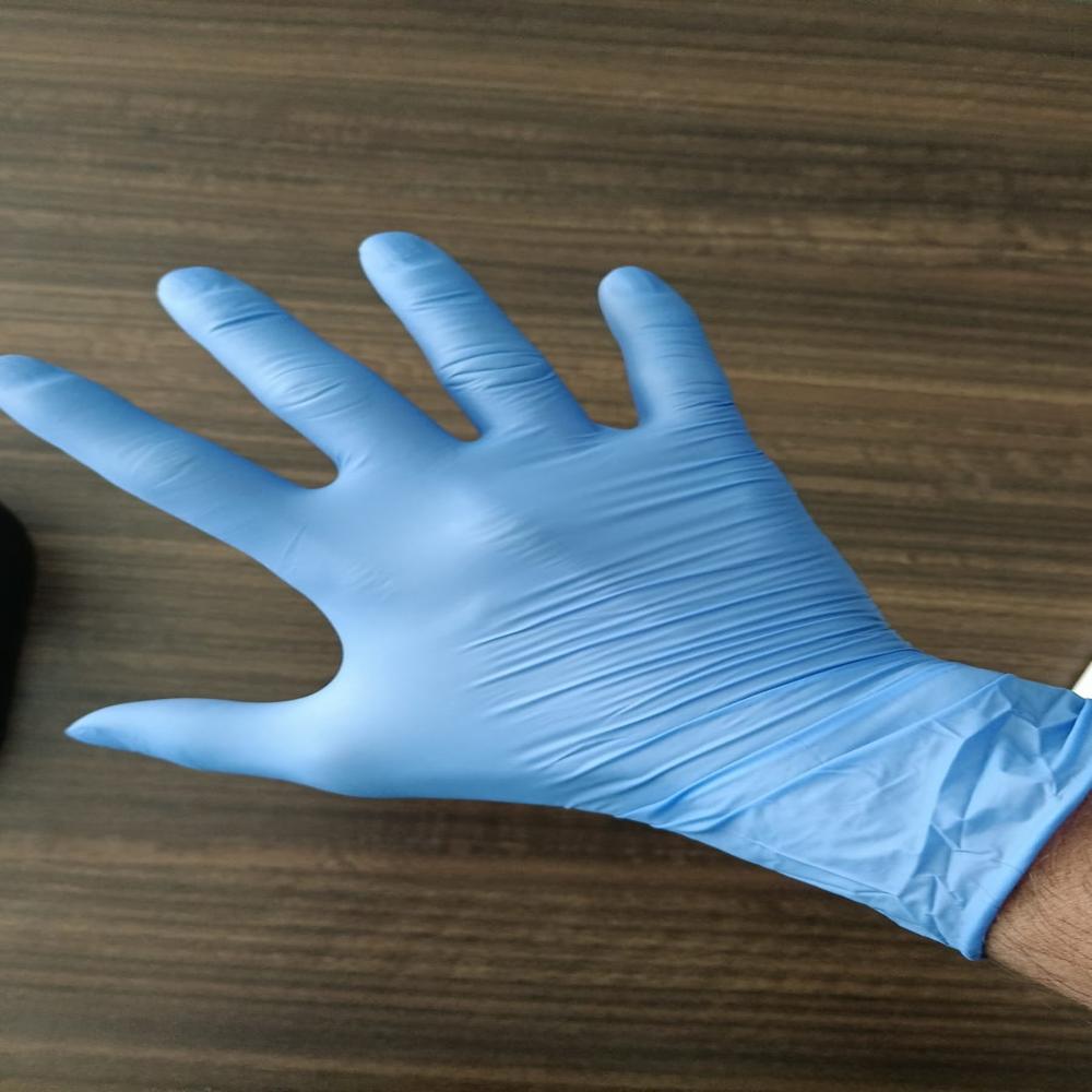 Blue Nitrile Examination Gloves