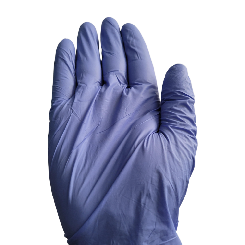 Violet Blue Nitrile Examination Gloves - Color: Different Available