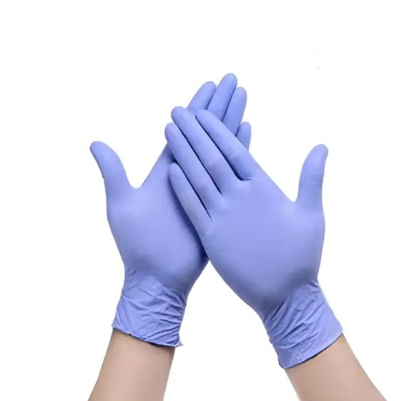 Violet Blue Nitrile Examination Gloves