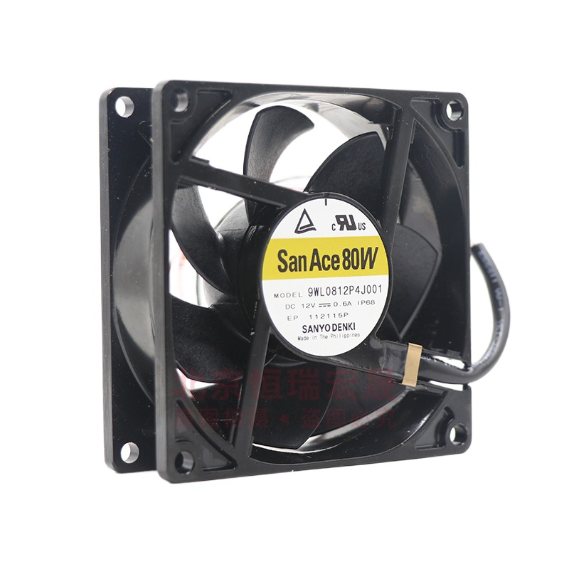 San Ace 9WL0812P4J001 8025 12V Information Communication Fan 7.2W