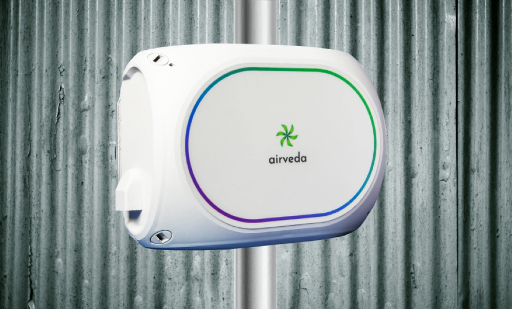 Bmc Compliant Airveda Air Quality Monitoring Solution For Construction Sites - Color: White