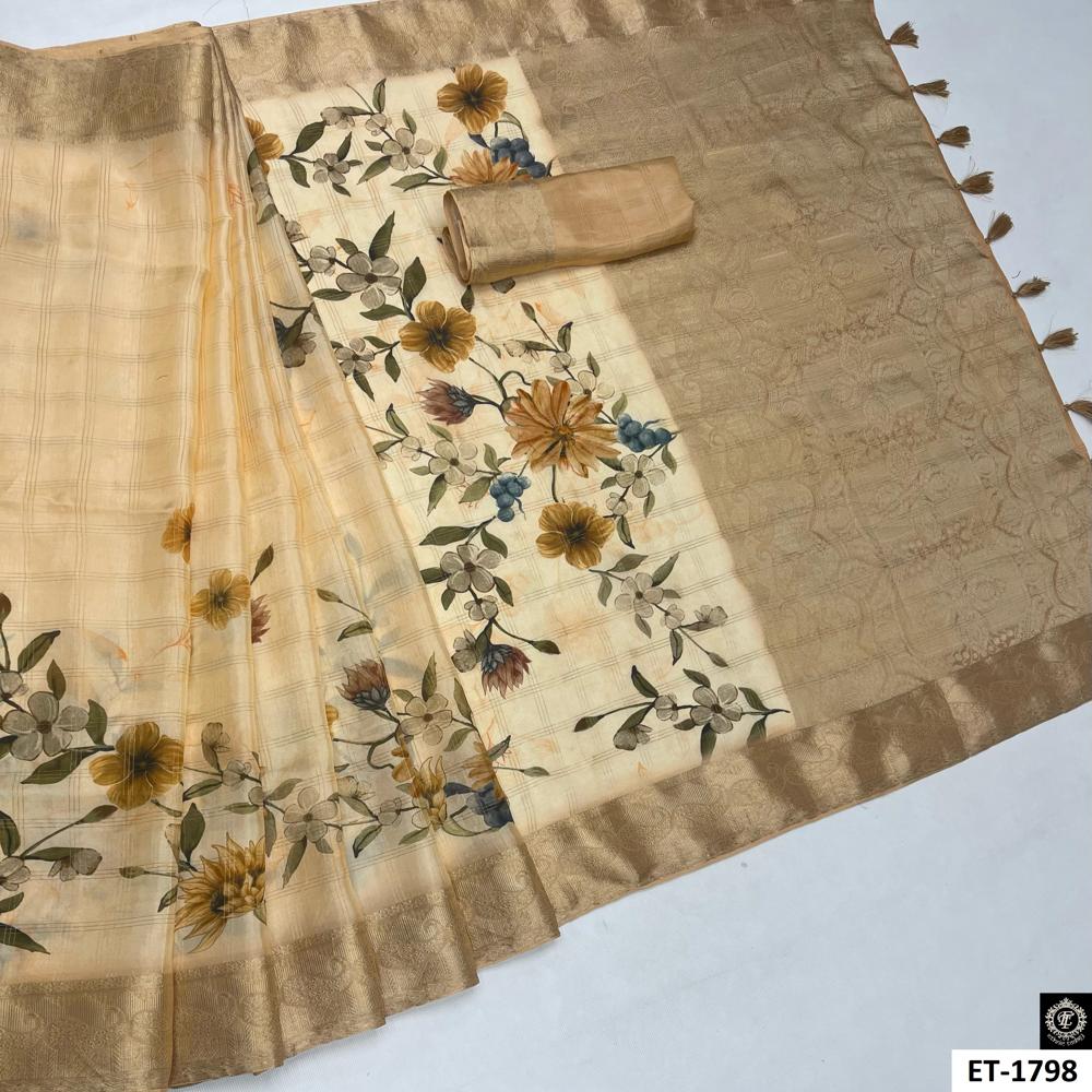 Traditional look saree