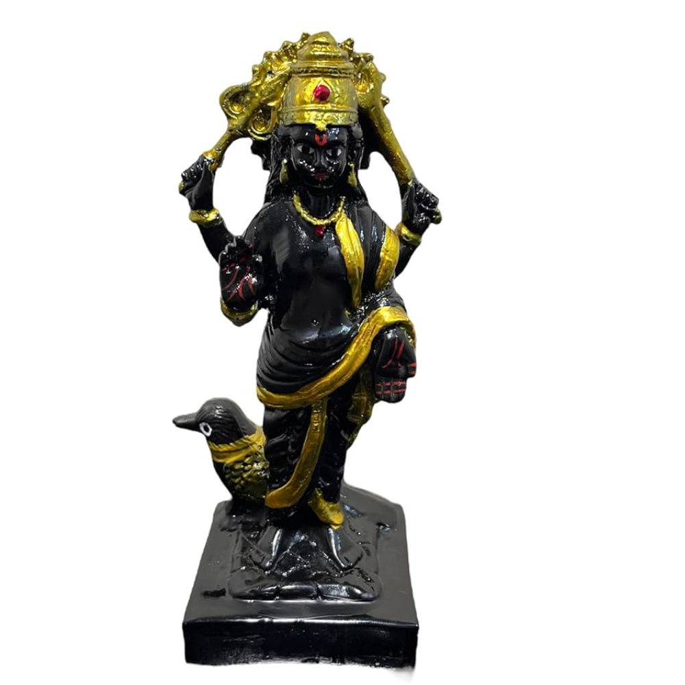 Black Marble Shani Dev Statue