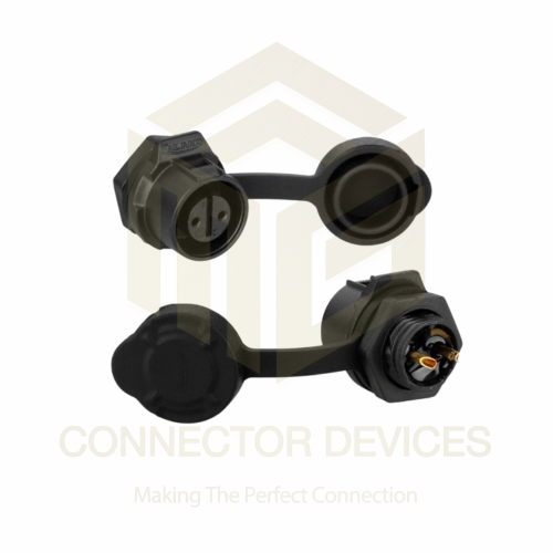 LP12 125V 5A 2Pin Female Socket IP67 Waterproof Power Connector